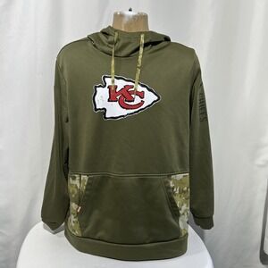Kansas City Chiefs Salute To Service Hoodie NFL Football Size Large Nike